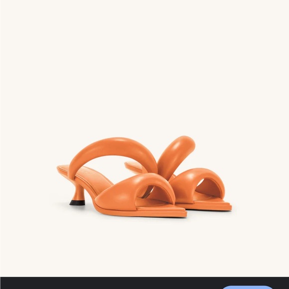 JW PEI Sara Tangerine Mules - Picture 1 of 7